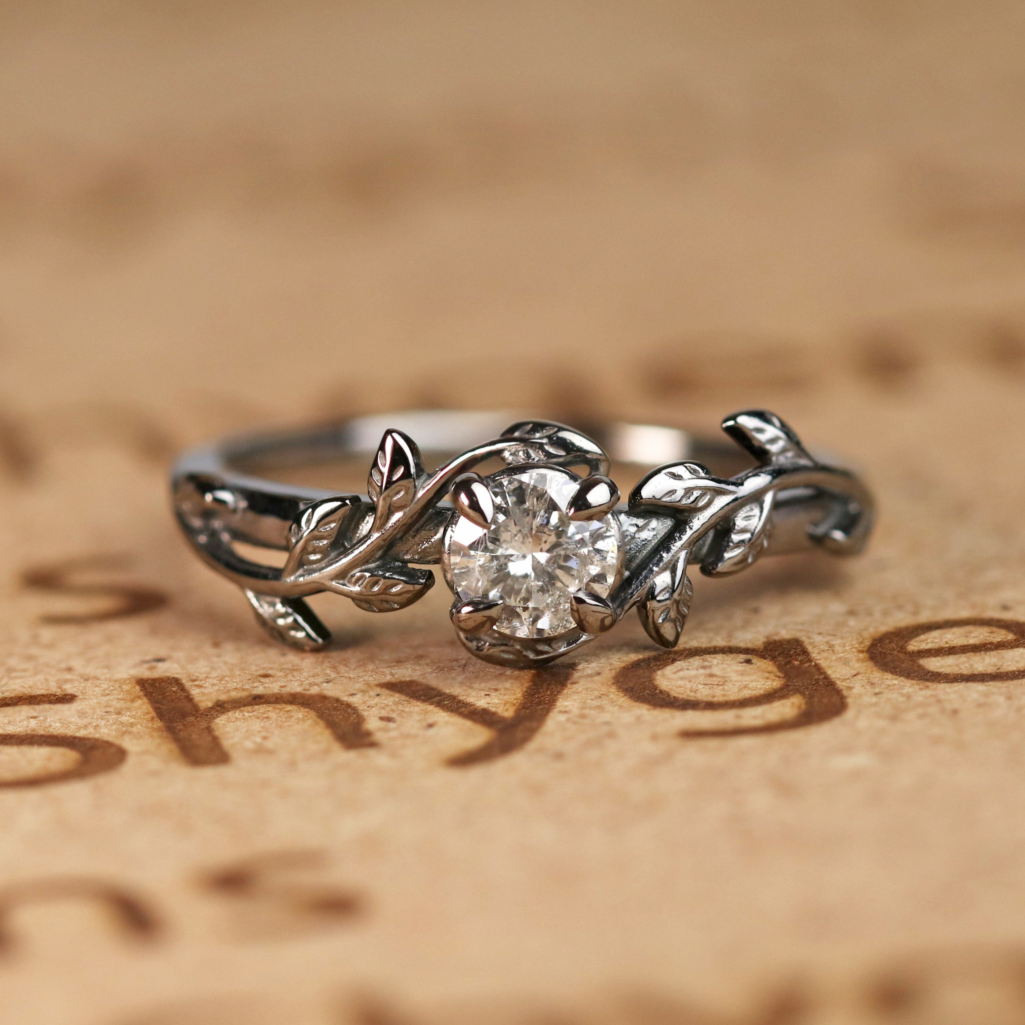 Floral Diamond Halo Morganite Ring – Firstpeoplesjewelers.com